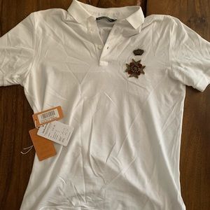 Dolce & Gabbana crown embroidered Polo